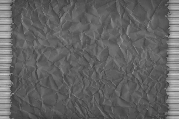 Textuur clip art - grijs gekreukt papier en bamboe doek — Stockfoto