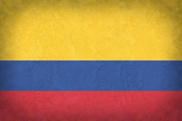Eski Kolombiya bayrak arka plan — Stok fotoğraf
