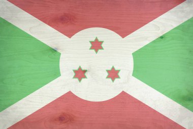 Vintage Burundi bayrağı