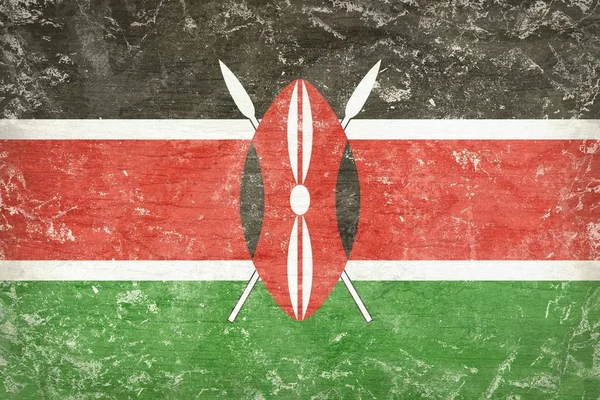 Bandiera Vintage Kenya — Foto Stock