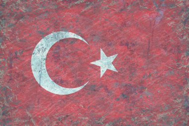 Vintage Türkiye bayrağı