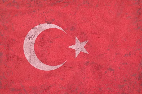 Grunge Turkey Bandeira — Fotografia de Stock