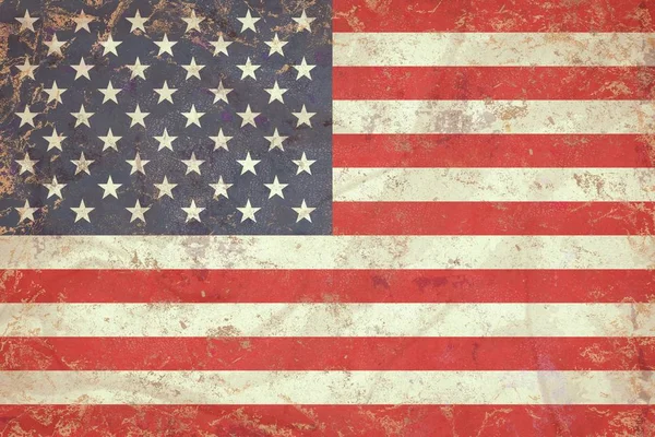 Grunge USA flag texture — Stock Photo, Image