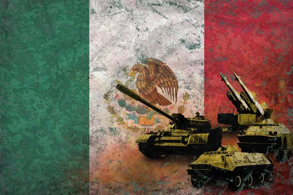 Meksyk armii, sił zbrojnych — Zdjęcie stockowe