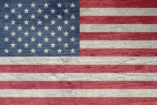 Grunge Amerikaanse vlag — Stockfoto