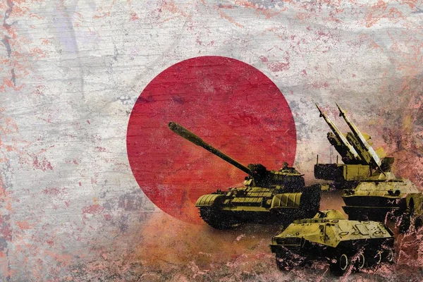 Japanische Armee, Streitkräfte — Stockfoto