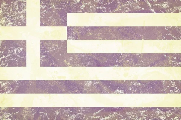 Old Greece flag texture — Stock Photo, Image