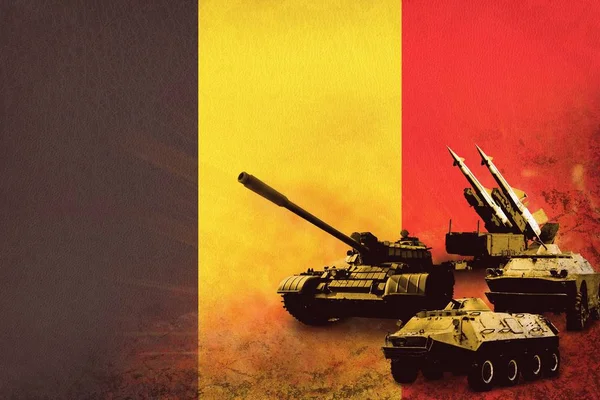 Belgische Armee, Streitkräfte — Stockfoto