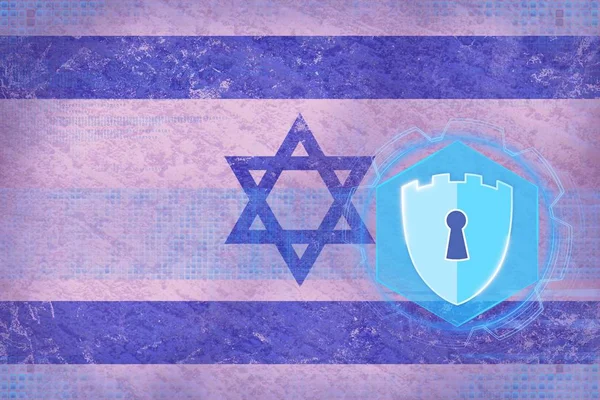 Israel network security. Network security concept.