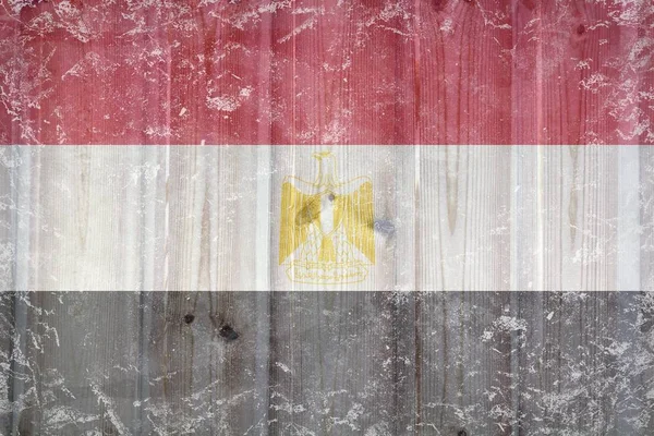 Vintage Egypt flag texture