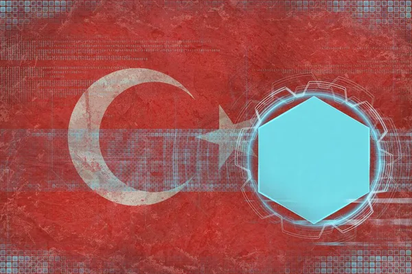 Turquía maqueta digital. Concepto de diseño moderno . — Foto de Stock