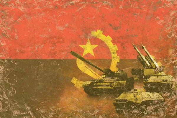 Ангольская армия, военные силы — стоковое фото