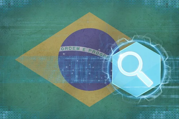 Brazil web search. Net search concept.
