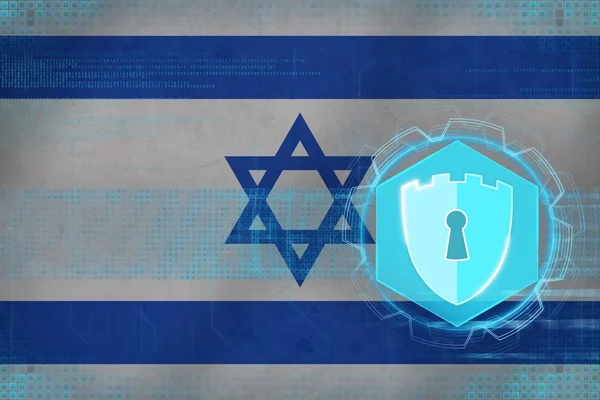 Israel network security. Net safety concept.
