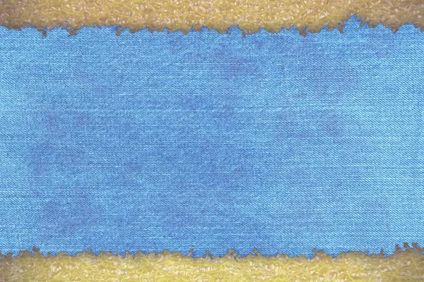 Niebieski denim streszczenie tekstura — Zdjęcie stockowe