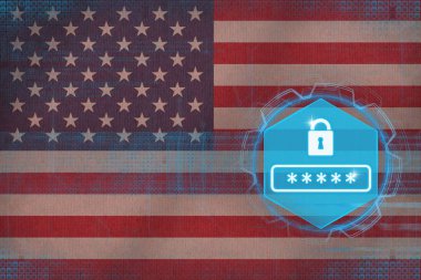 ABD bir şifre koruması. Elektronik koruma kavramı.
