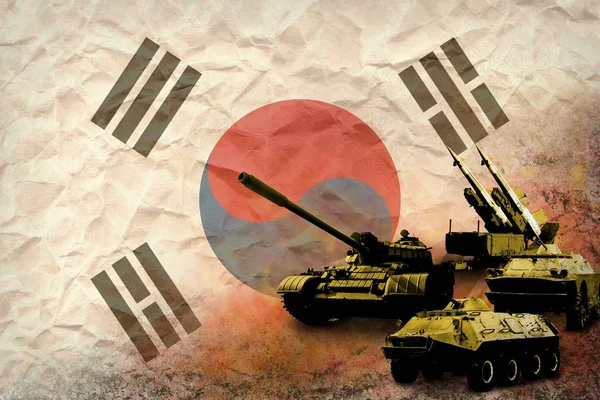 Kore Cumhuriyeti (Güney Kore) ordusu, askeri kuvvetler — Stok fotoğraf