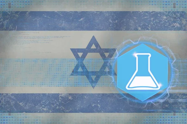 Israel chemistry. Chemical production concept.