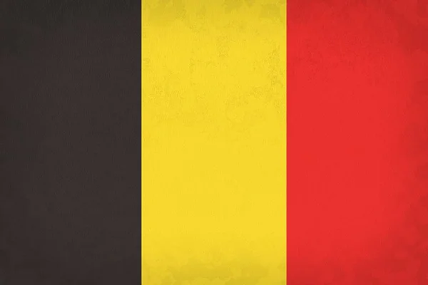 Vecchio Belgio bandiera texture — Foto Stock
