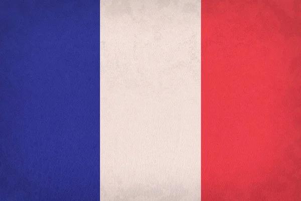 Παλιάς χρονολογίας μοτίβο σημαία Γαλλίας — Φωτογραφία Αρχείου