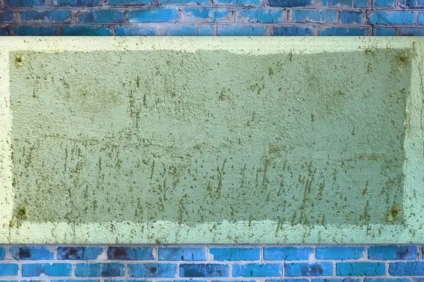 Старовинне місце для вивіски на текстурі стіни — стокове фото