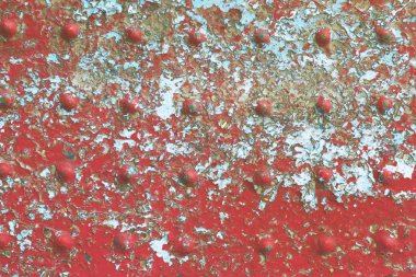 Kırmızı grunge çelik doku boyalı