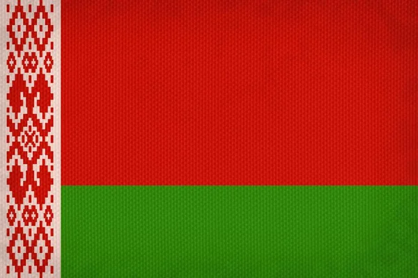 Textura vlajka Běloruska — Stock fotografie