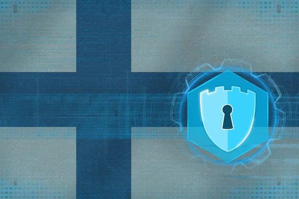 Finland network security. Network security concept.