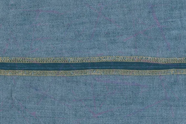 Синій абстрактний оверлоковий шов — стокове фото
