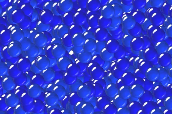 Colored ultramarine blue bubbles ornament wallpaper — Stock Photo, Image