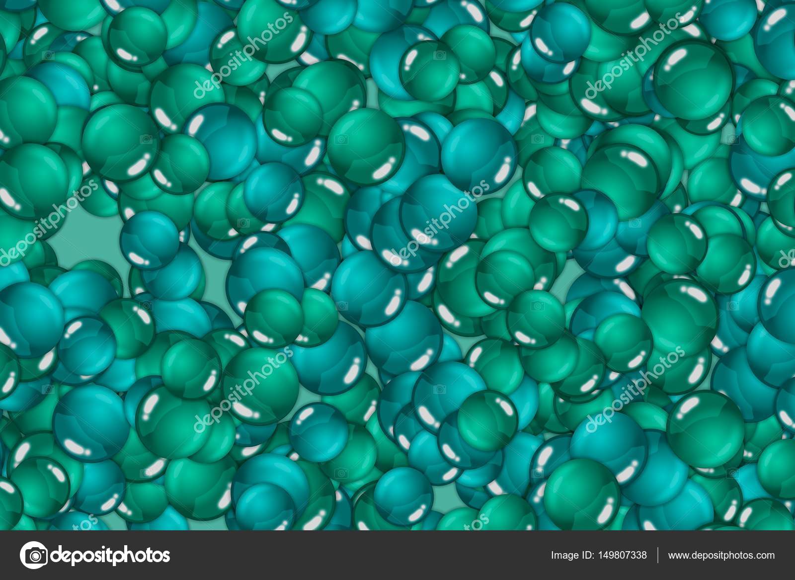 shiny scales and bubbles