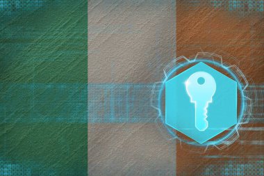 İrlanda erişim tuşu. Elektronik güvenlik kavramı.