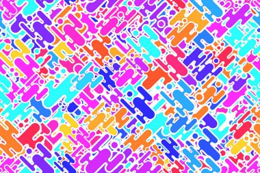 Mix sorunsuz parlak ultramarine şekilleri ve nokta kaydırma