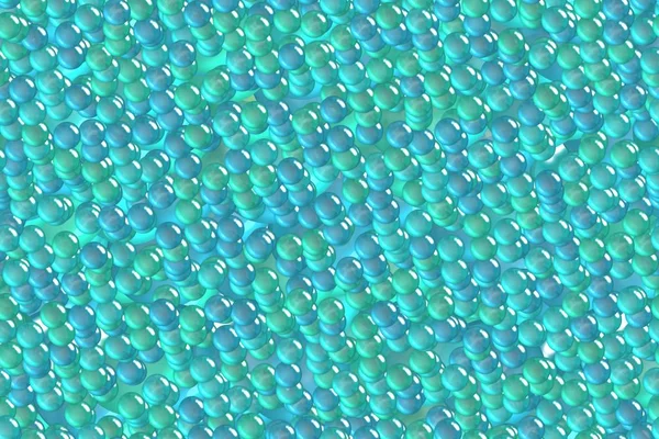 Sömlös kreativa blå klot, bubblor och bollar blanda mönster — Stockfoto