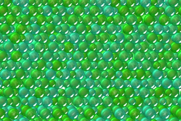 Seamless bright sea-green spheres and bubbles holiday theme