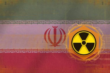 Iran radyoaktif tehdit. Radyasyon tehlikesi kavramı.