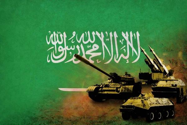 Saudi Arabia army, military forces — Stock Photo, Image