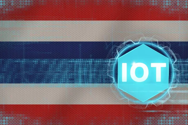 Thailand IOT (Internet of things). Internet of Things modern concept.