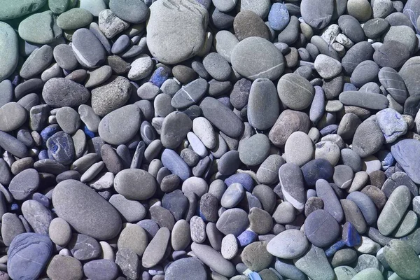 Dry sea shore pebbles texture - beautiful abstract photo background — ストック写真