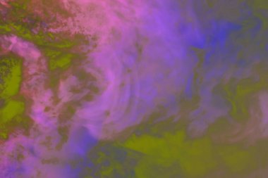 Duman renkli arka plan veya doku Sevimli ağır mistik bulutlar - duman 3d illüstrasyon