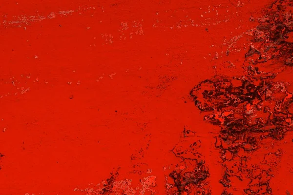 Червоні великі подряпини на фактурі ліпнини - досить абстрактний фото фон — стокове фото