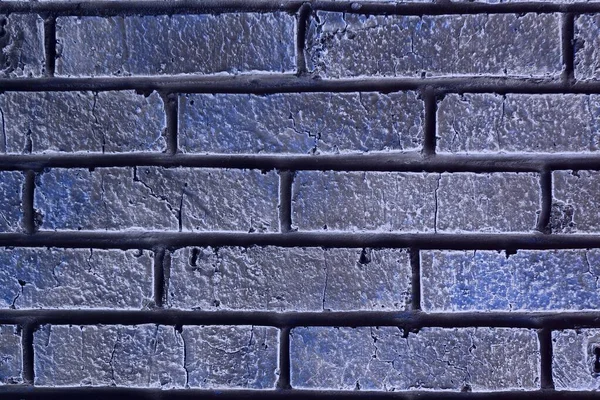 Blue grunge old brick wall texture - wonderful abstract photo background — ストック写真