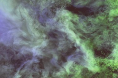 Duman renkli arka plan veya doku sevimli ağır kozmik bulutlar-duman 3D Illustration