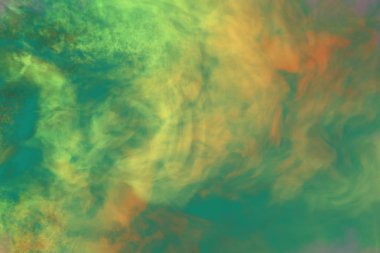 Koyu dumanlı duman bulutlarının güzel üç boyutlu çizimi