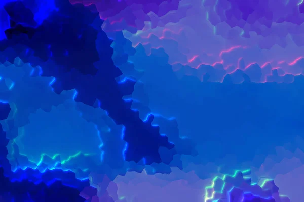 Kreatív tervezési háttér - gradiens textúra népszerű 2020-ban színes fantom kék jég vonalak, élvezet ötlet illusztráció — Stock Fotó
