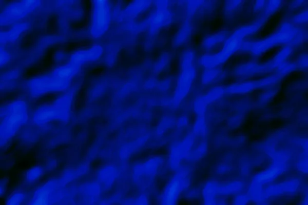 Gradient abstract background with curved blots of trendy in 2020 color Phantom Blue - looks like deep dark blue water - creative design background — 스톡 사진