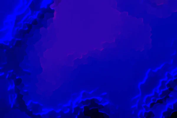 Gradiënt achtergrond van populair in 2020 kleur fantoom blauw met ijzige wintervormen - stad verlichting concept illustratie, achtergrond ontwerp template — Stockfoto