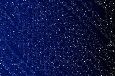 parlak ve parlak sıvı veya baloncukların gradyan arkaplanı - rahatlama konsepti, soyut 3d illüstrasyon