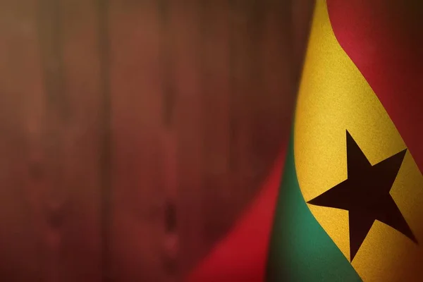 Ghana Hängt Flagge Ehren Der Veteranen Tag Oder Gedenktag Auf — Stockfoto