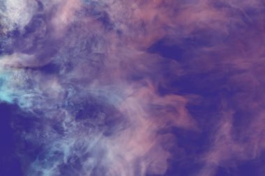 Koyu mistik duman bulutları dokusu ya da arka planının güzel üç boyutlu çizimi